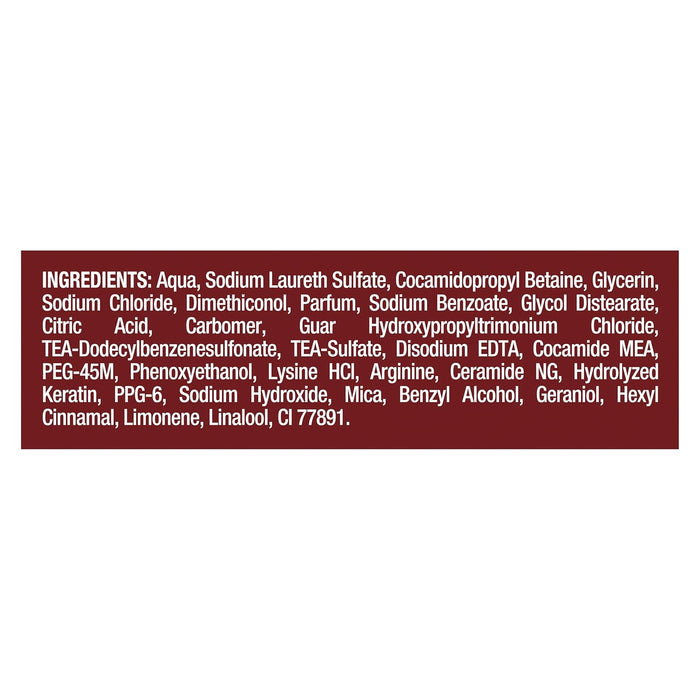 TRESemmé Champú Liso Keratina, Pack de 6 x 685 ml. Champú bajo en sulfatos con Aceite de Marula y Keratina para controlar el encrespamiento hasta 72h y conseguir 5 beneficios. Tresemmé - ingredientes