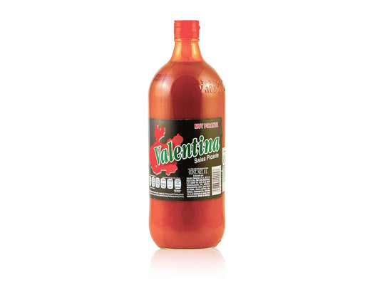Valentina Salsa Picante Original de México (1 Litro): Disfruta del icónico sabor a chiles puya con un toque cítrico en el formato ideal para los verdaderos fans. Valentina - frontal
