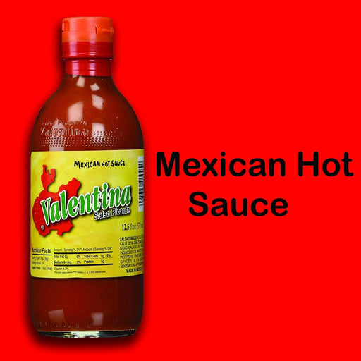 Valentina Salsa Picante Original de México (Botella 370g): El condimento mexicano por excelencia, con el auténtico sabor de chiles puya y serrano. Valentina - pack