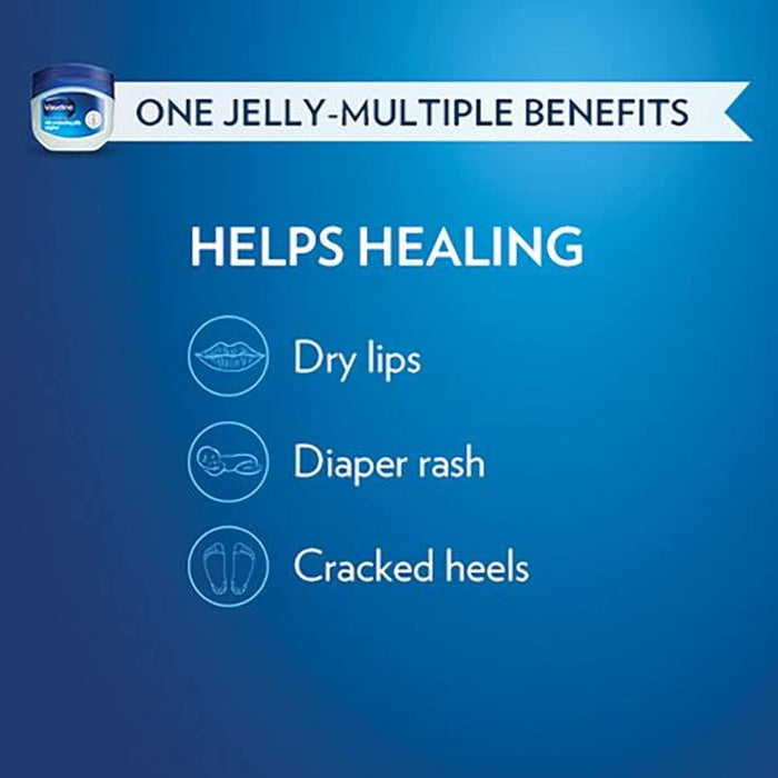 Vaseline Original Petroleum Jelly, 250 ml. Gel de Petrolato Puro Reparador para piel seca y agrietada. Fórmula hipoalergénica y no comedogénica para un cuidado intensivo. Vaseline - ingredientes