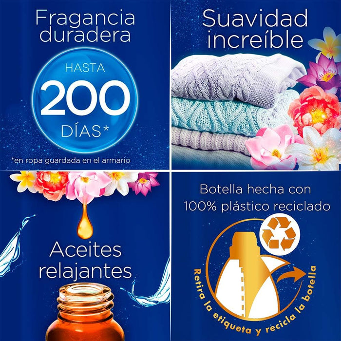 Vernel Aromaterapia Suavizante Lirio y Aceite de Jazmín (Pack 8x57 Lavados): Sumérgete en una fragancia floral y relajante que dura semanas en tu ropa. Vernel - uso