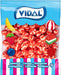 Vidal Caramelos de Goma Twist Fresa y Nata (Bolsa 1,5kg): Disfruta del clásico toffee masticable bicolor con un irresistible sabor a fresa y nata, en formato de 250 unidades. Vidal - frontal