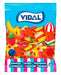 Vidal Golosinas Dedos Surtidos (Bolsa 1,5Kg): El clásico caramelo de goma con sabor a frutas y sin gluten, en un formato de 250 unidades para tus fiestas. Vidal - frontal