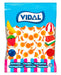 Vidal Golosinas Huevos Fritos (Bolsa 1kg): La icónica gominola con sabor a nata y textura esponjosa, sin gluten y sin grasa, en formato grande de 167 unidades. Vidal - frontal