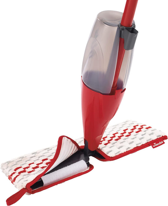 Vileda 1-2 Spray Max Recambio para Mopa: Gamuza de microfibra y poliamida lavable y reutilizable, con un poder de limpieza superior para todo tipo de suelos. Vileda - presentacion