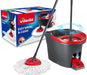 Vileda Easy Wring & Clean, Sistema de Limpieza Completo con Cubo a Pedal y Fregona Giratoria 2 en 1. La solución definitiva para un fregado cómodo y sin salpicaduras. Vileda - frontal