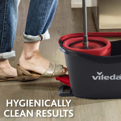 Vileda Turbo Classic Recambio de Fregona, Pack de 2 cabezales. Mopa de microfibra súper absorbente y eficaz contra la grasa, con diseño triangular para una limpieza total. Vileda - pack
