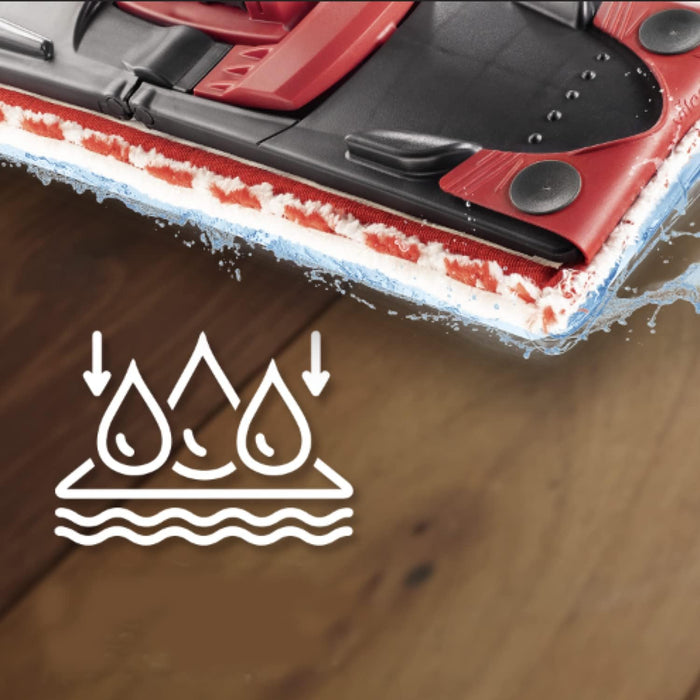 Vileda UltraMax Power 2en1 Recambio para Mopa Plana, Pack de 2 Unidades. Almohadillas de microfibra para una limpieza y brillo superiores en todo tipo de suelos, incluso parqué. Vileda - ingredientes
