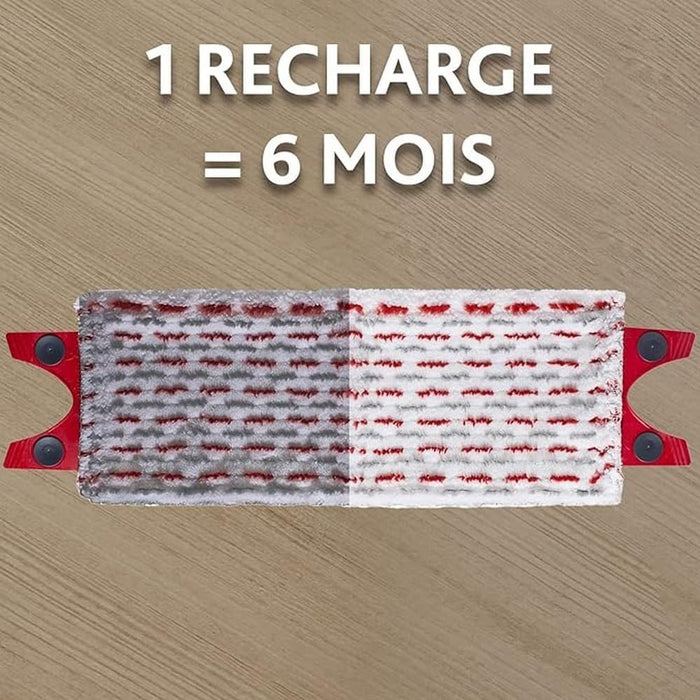Vileda UltraMax Power 2en1 Recambio para Mopa Plana, Pack de 2 Unidades. Almohadillas de microfibra para una limpieza y brillo superiores en todo tipo de suelos, incluso parqué. Vileda - presentacion