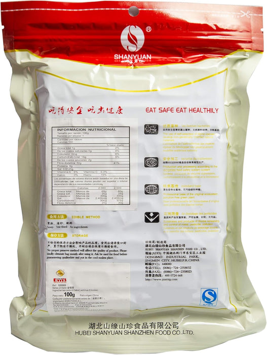 Setas Shiitake Deshidratadas VTKP (90gr). Lentinus Edodes secas de calidad gourmet, tamaño 2-3 cm, ideales para potenciar el sabor umami en tus platos asiáticos y guisos. Vtkp - uso